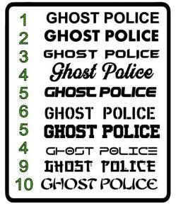 Ghost police