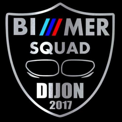 Sticker bimmer squad chrome