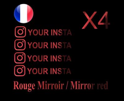Pub mirror red